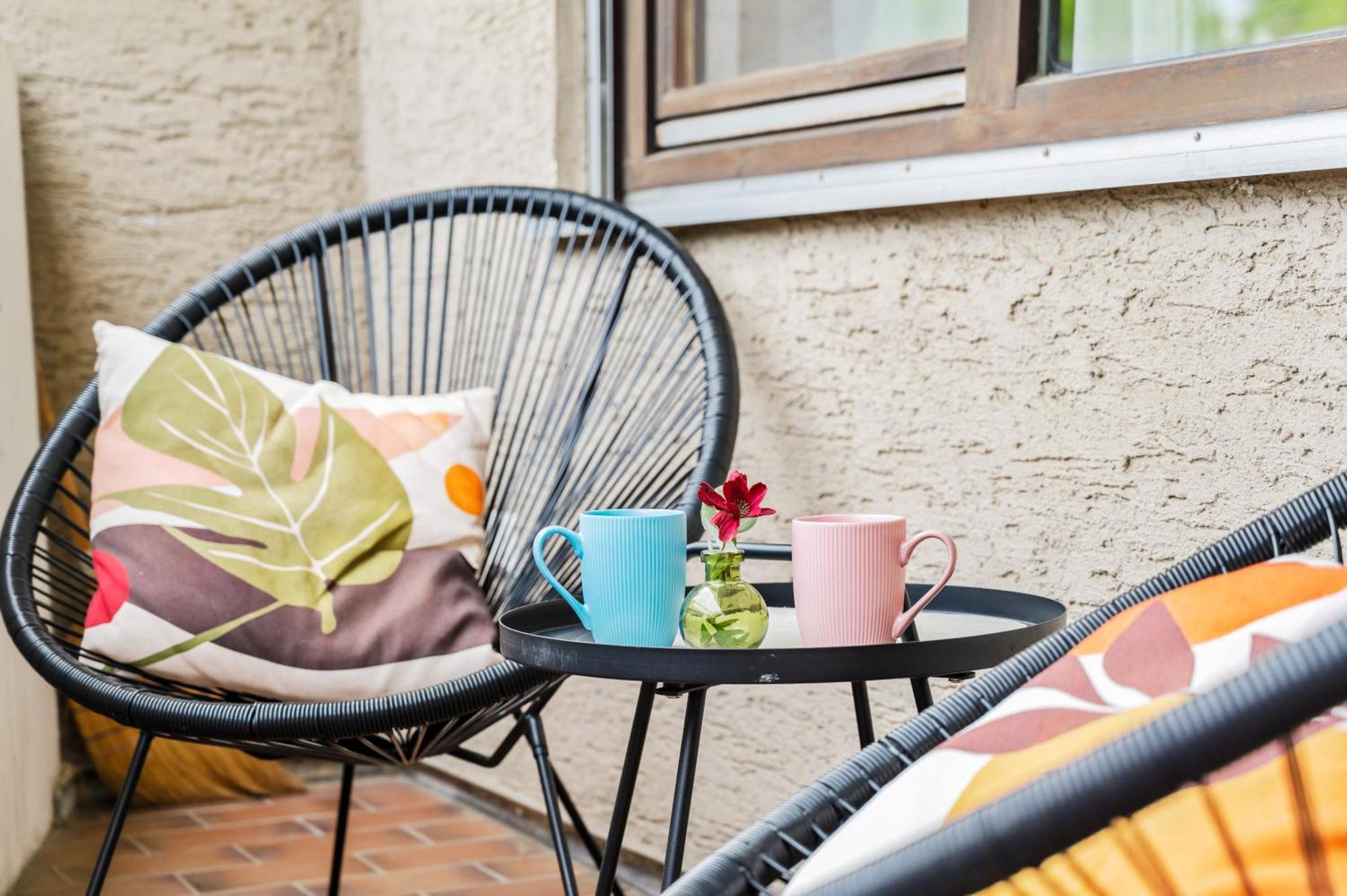 Idyl Kostenloser Privat-Parkplatz Wifi Smarttv Balkon Ludwigsburg Buitenkant foto